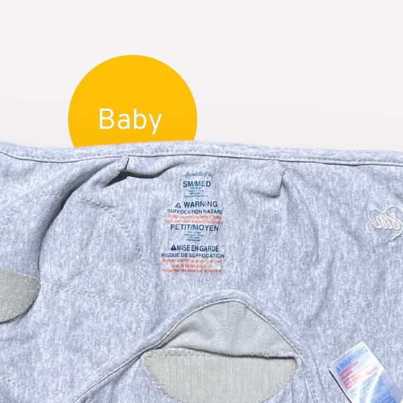 3/$20 | SwaddleMe grey swaddle wrap - Picture 3 of 3